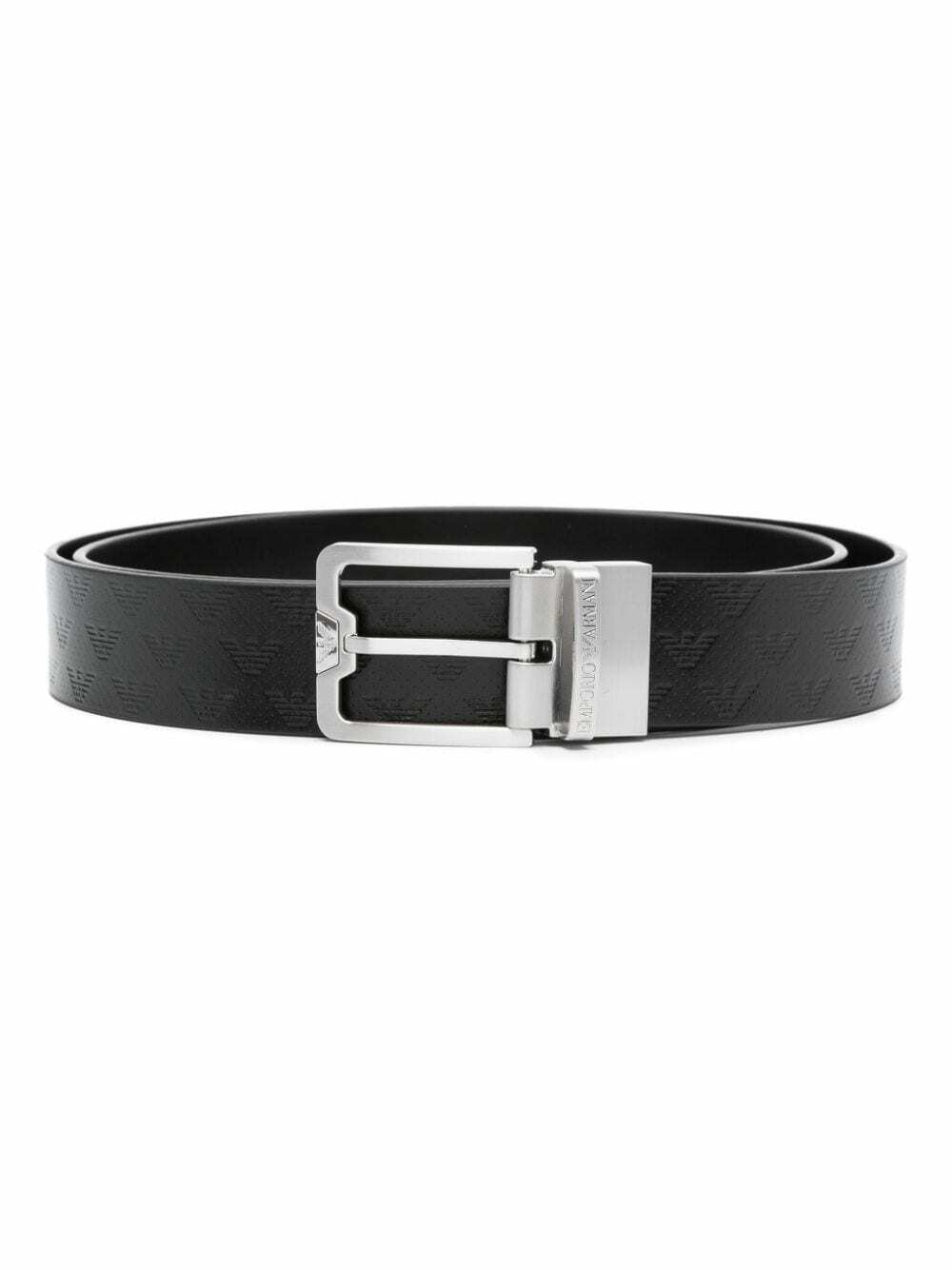 emporio armani logo belt