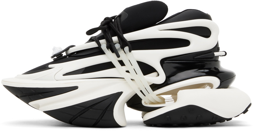 Balmain Black & White Unicorn Sneakers