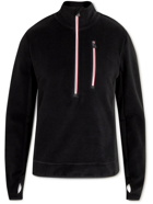 Moncler Grenoble - Stretch-Fleece Half-Zip Ski Sweater - Black