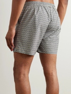 Orlebar Brown - Bulldog Slim-Fit Mid-Length Printed Recycled Swim Shorts - Gray
