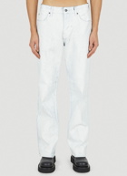 Coated Jeans in White