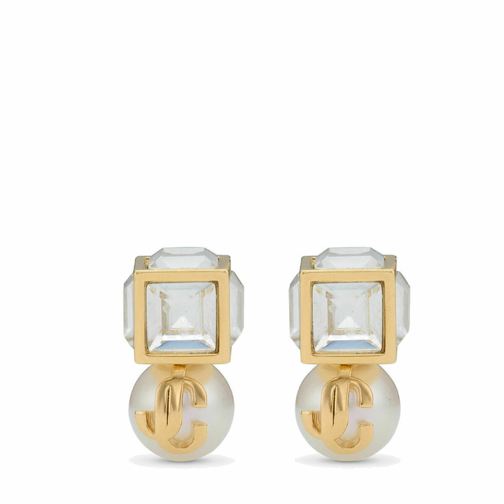 Photo: Jimmy Choo Jc Pearl Cube Studs Earring