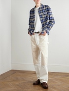 Cherry Los Angeles - Straight-Leg Double-Knee Cotton-Canvas Trousers - Neutrals