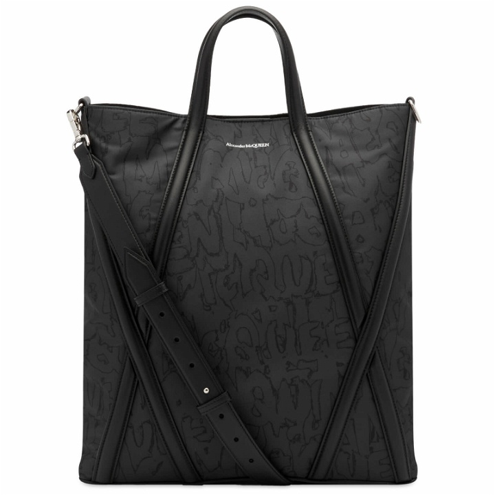 Photo: Alexander McQueen Men's Harness Tote Bag in Black