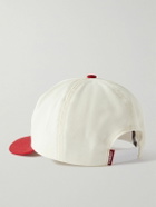 CHERRY LA - Logo-Embroidered Two-Tone Cotton-Twill Baseball Cap