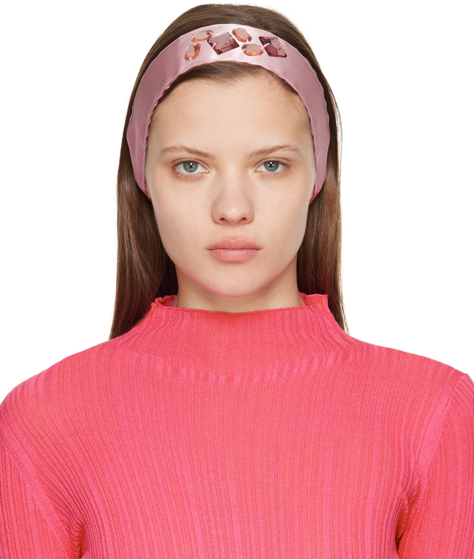 Rose Murdoch Pink Crystal-Cut Headband