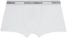 Dolce & Gabbana Two-Pack White Boxer Briefs