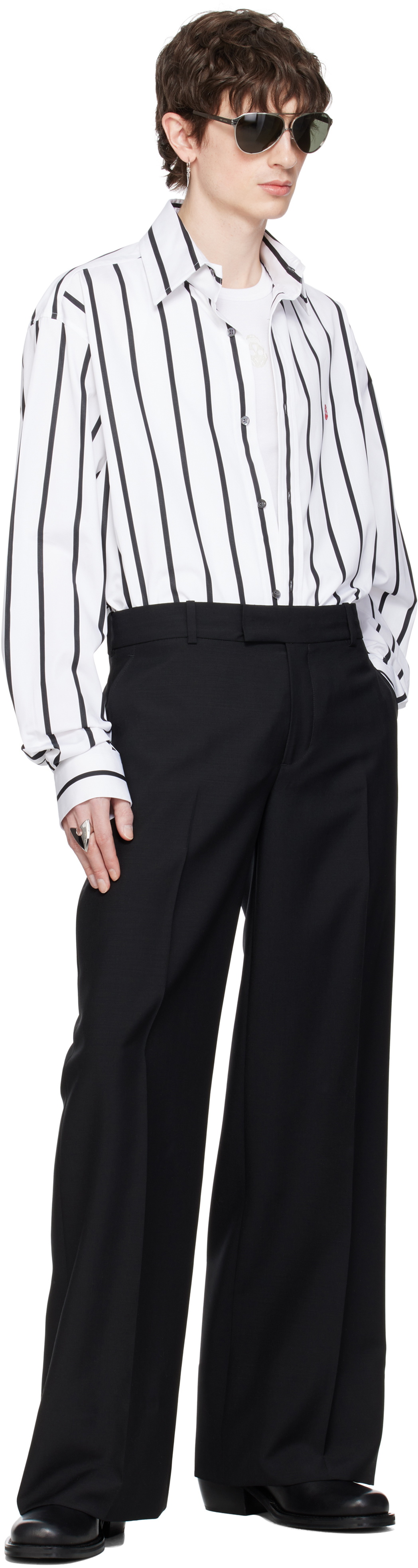 Howard Bold YD Stripe Shirt / Black