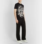 Alexander McQueen - Slim-Fit Printed Cotton-Jersey T-Shirt - Black