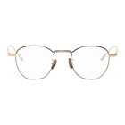 Yuichi Toyama Black and Gold Alfred Glasses