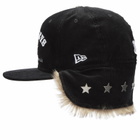 TwoJeys x New Era 59Fifty Downflap Cap in Corduroy Black