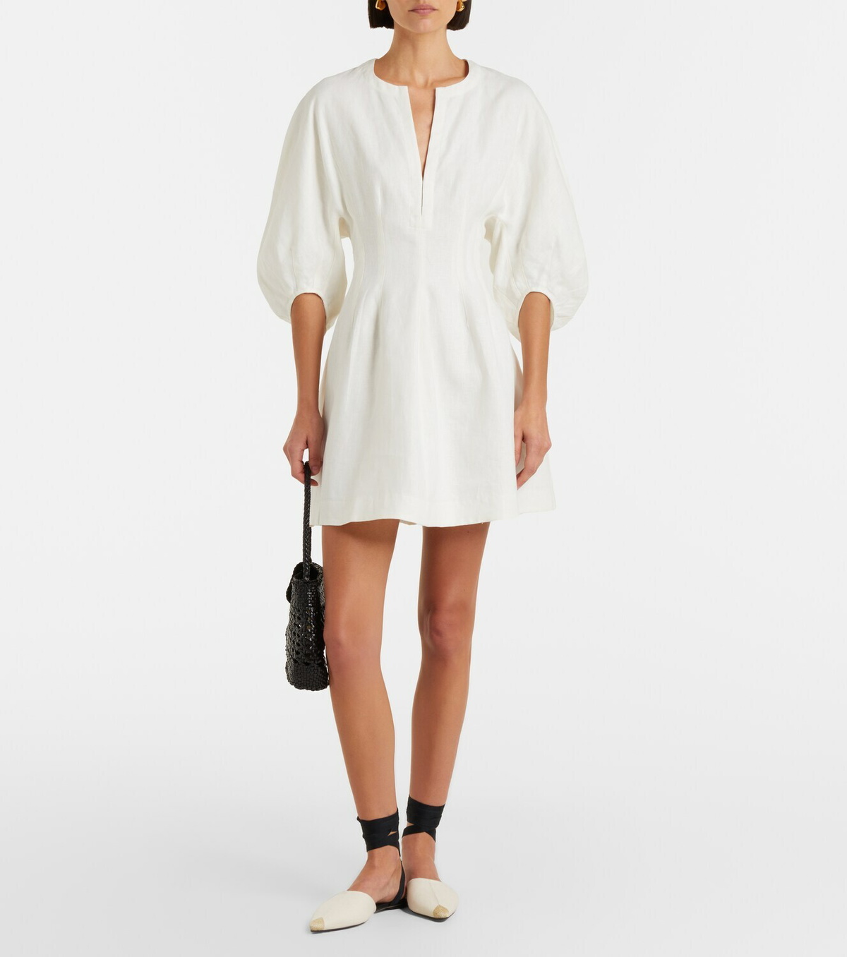 Faithfull Soleil linen minidress