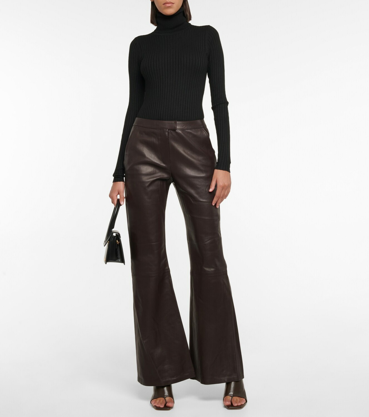 Dodo Bar Or Ribbed-knit turtleneck bodysuit