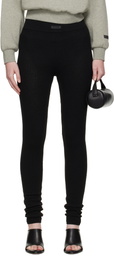Fear of God ESSENTIALS Black Waffle Leggings
