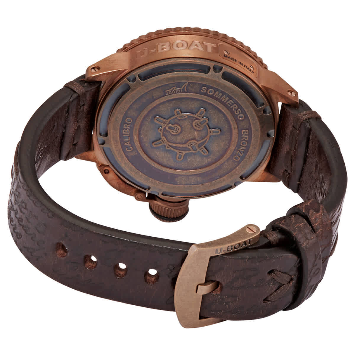 U-Boat Lefty Sommerso Lefty Chronograph Automatic Black Dial Mens Watch 8486/C