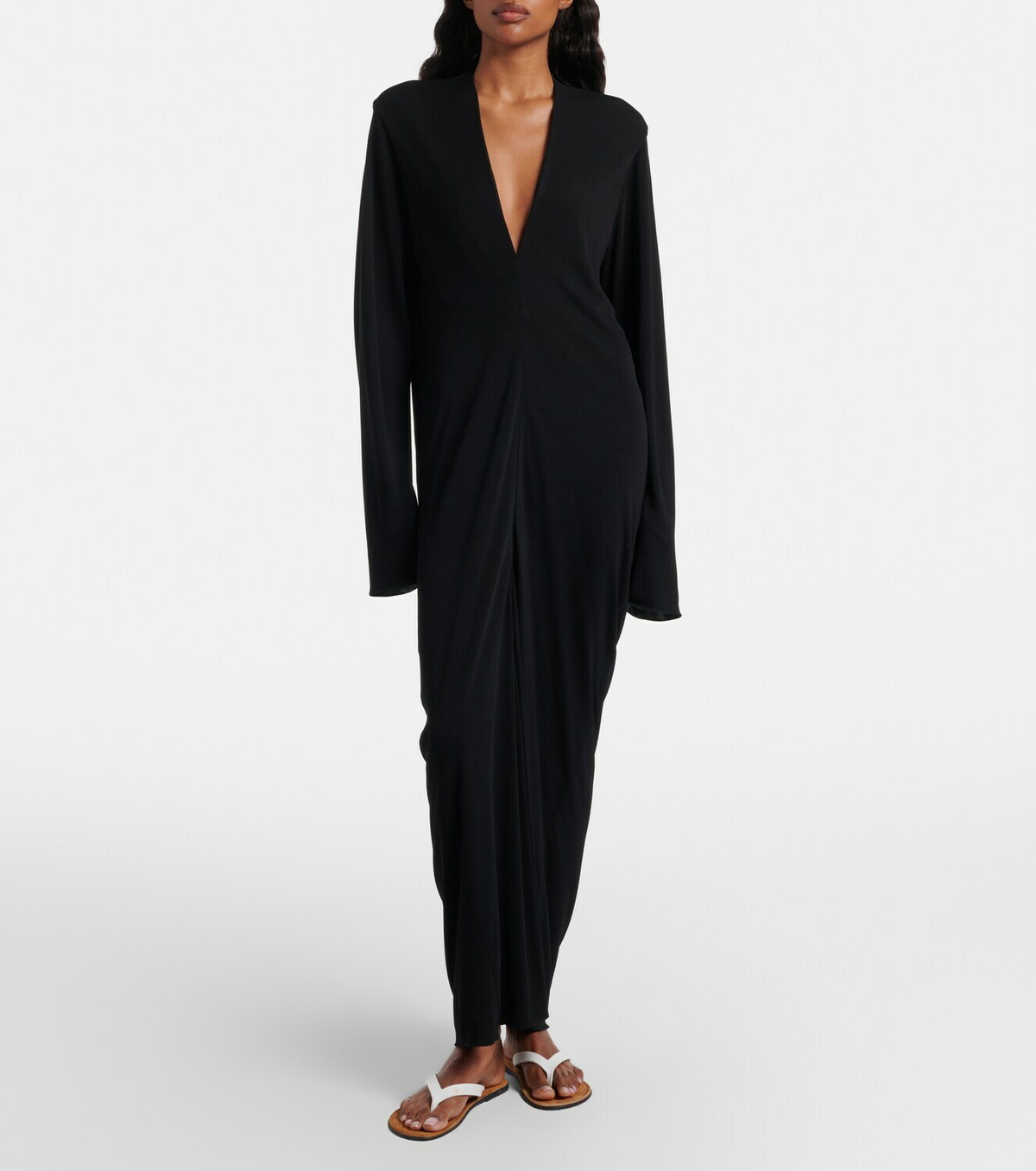 The Row Cassin draped maxi dress