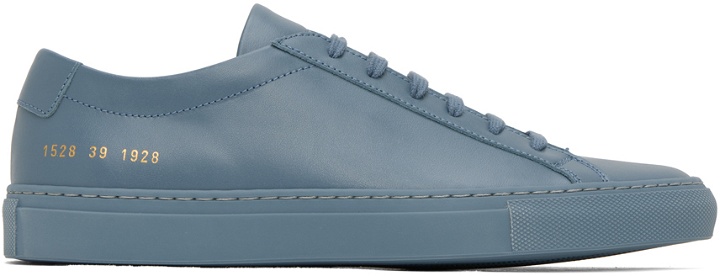 Photo: Common Projects Blue Achilles Sneakers