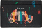 Paul Smith Black Printed Card Holder