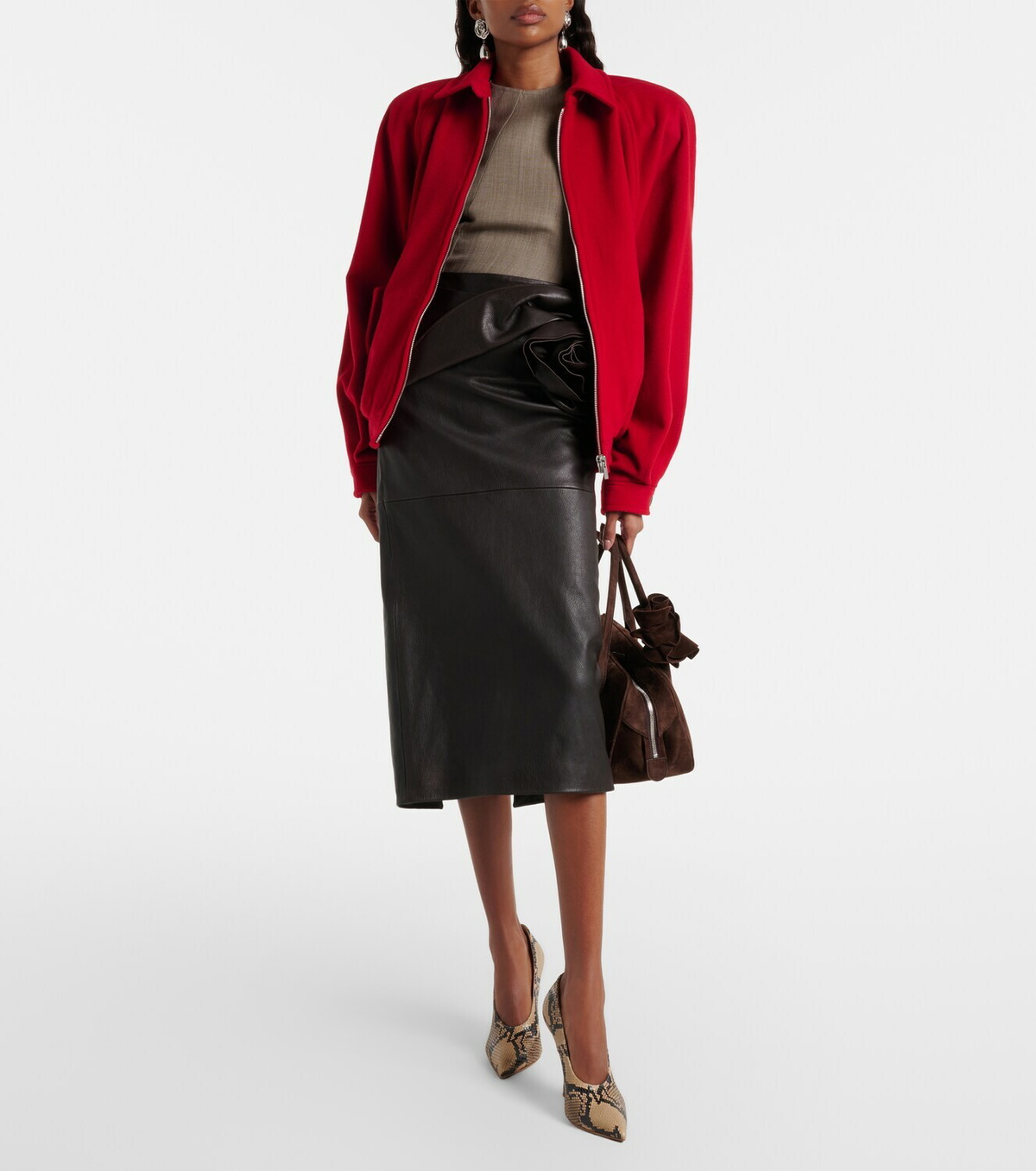 Magda Butrym Wool bomber jacket