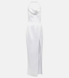 Rasario Bridal halterneck satin gown