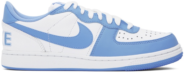 Photo: Nike Blue & White Terminator Low Sneakers