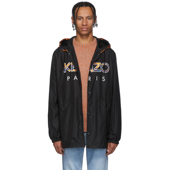 Photo: Kenzo Black Logo Coach Jacket