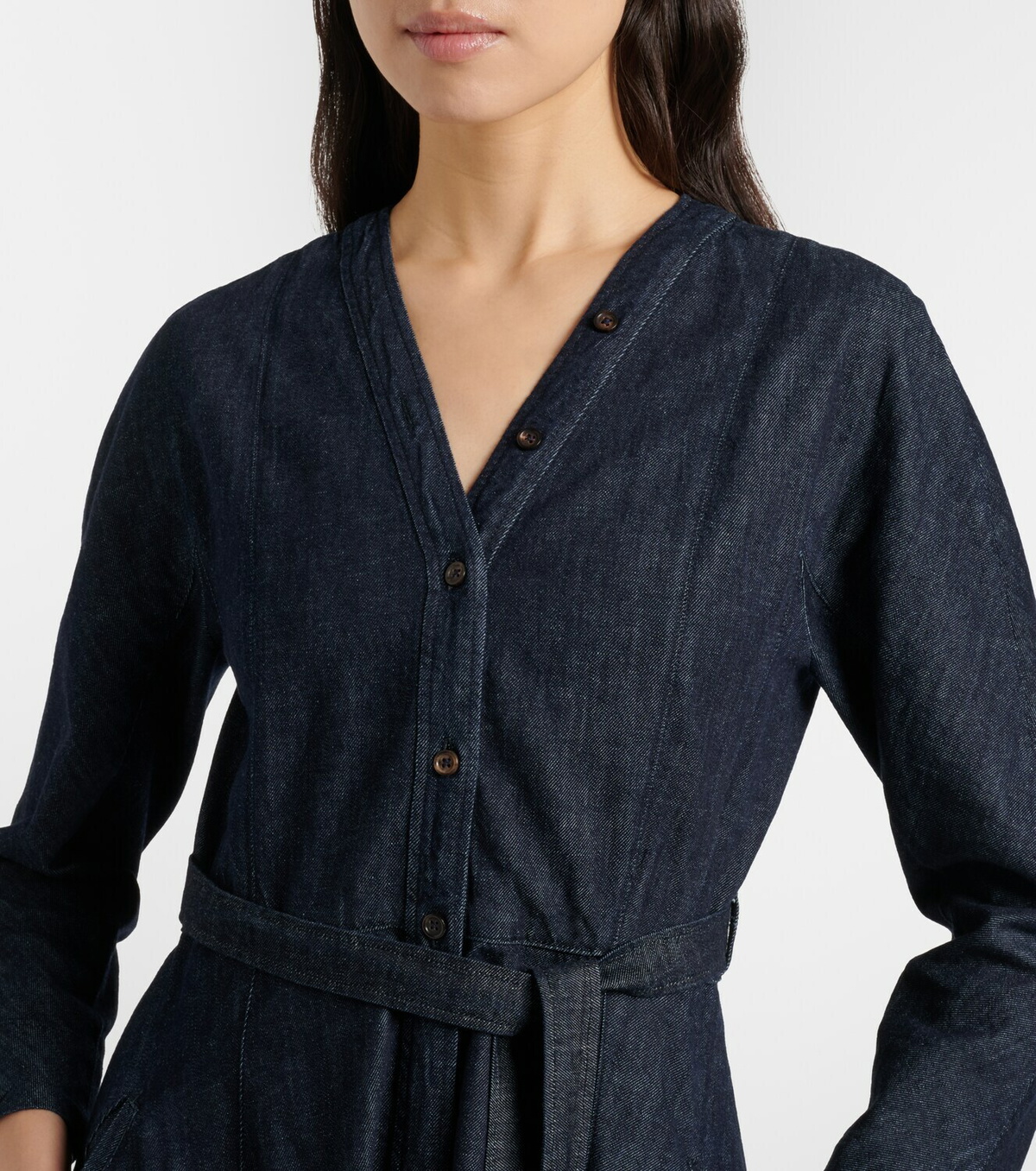 'S Max Mara Ambra denim wrap dress
