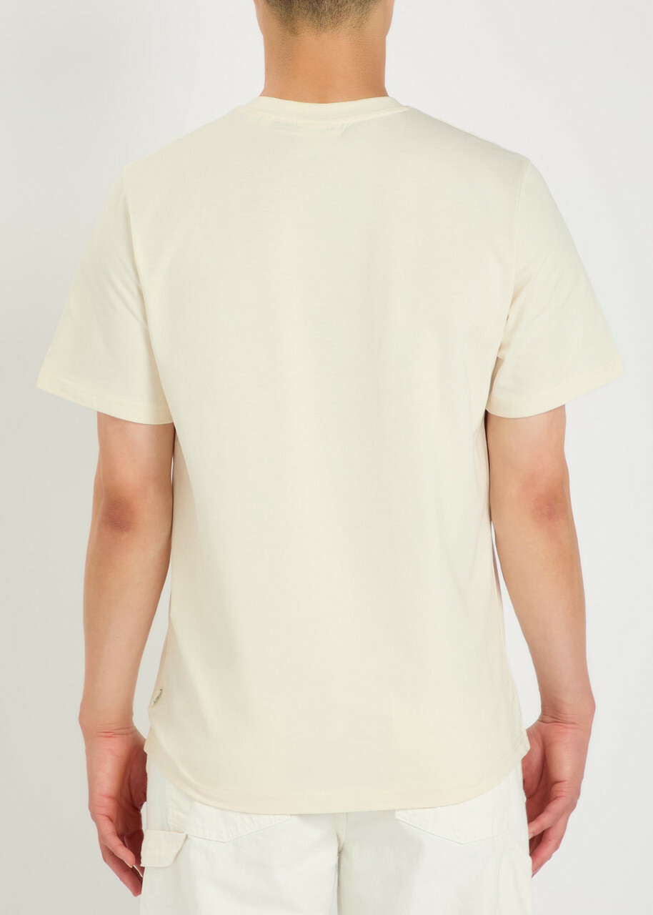 Les Deux Lemons Printed Cotton T-shirt White
