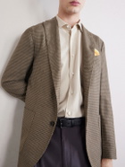 Boglioli - Houndstooth Virgin Wool-Blend Blazer - Brown