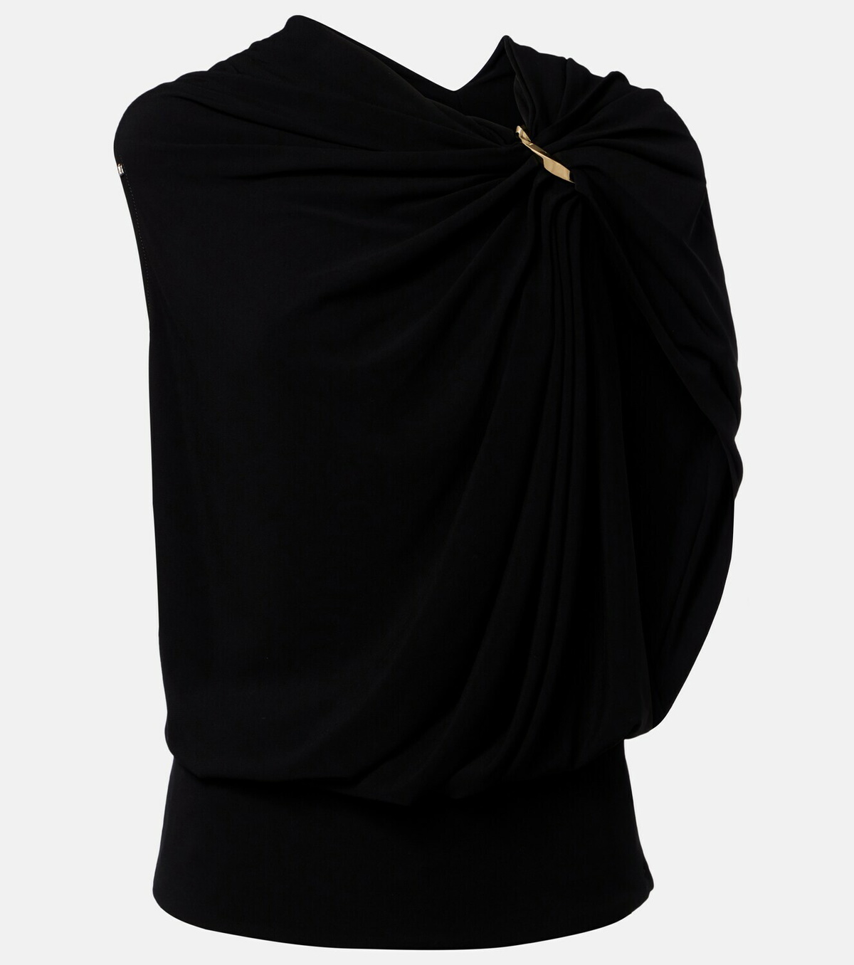 Sportmax Draped crêpe top