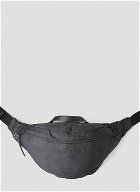 Logo Print Belt Bag in Black