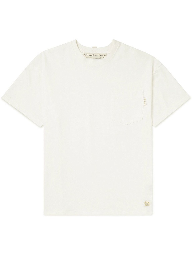 Photo: Abc. 123. - Logo-Appliquéd Cotton-Jersey T-Shirt - Neutrals