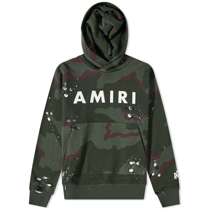 Photo: AMIRI Men's Army Logo Hoody in Camo