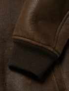 Boglioli - Shearling Bomber Jacket - Brown