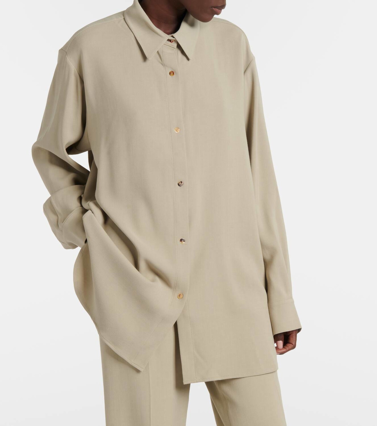 Tove Rumer wool-blend shirt