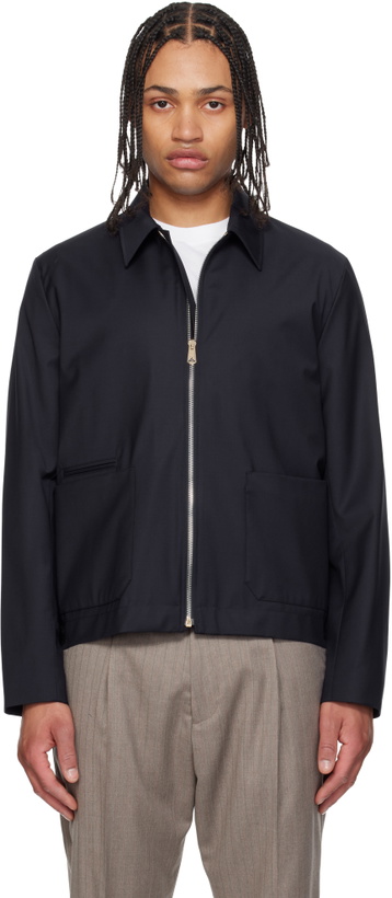 Photo: Paul Smith Navy Regular Fit Jacket