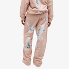 3.Paradis Women's Freedom Doves Lounge Pants in Pink