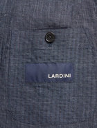 Lardini - Unstructured Striped Cotton-Blend Blazer - Blue