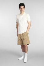 Polo In White Cotton Baracuta