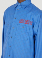 Logo Embroidered Shirt in Blue
