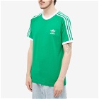 Adidas Men's 3 Stripe T-Shirt in Green