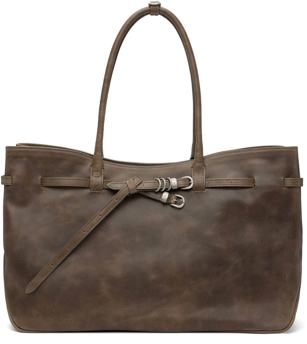 MARGESHERWOOD Taupe Grandma Used Large Tote