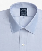 Brooks Brothers Men's Stretch Big & Tall Dress Shirt, Non-Iron Pinpoint Spread Collar | Blue