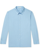 The Row - James Cotton-Poplin Shirt - Blue