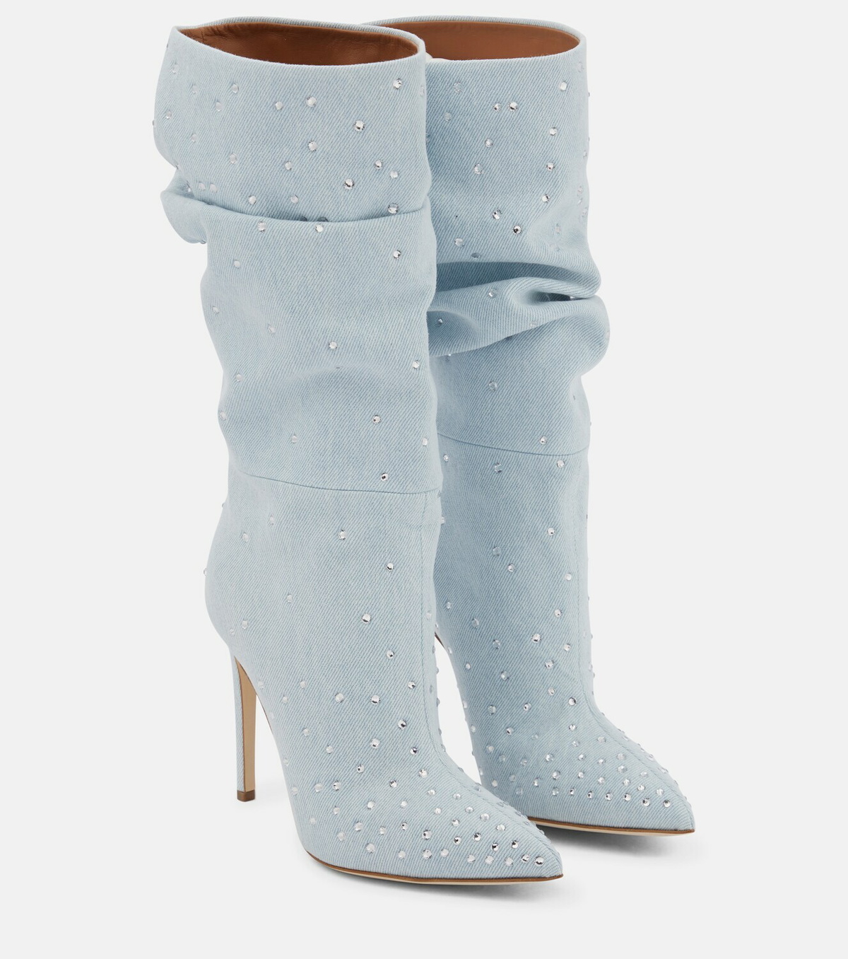 【PARIS TEXAS】 HOLLY BOOTS 関税/送料込 Paris Texas - Holly embellished denim boots Paris Texas