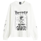 Heresy Fightin' Longsleeve T-Shirt in Ecru