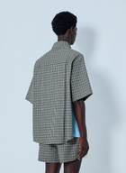 Martine Rose Patchwork Cotton Polo Shirt
