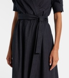 Altuzarra Lydia wrapped denim midi dress