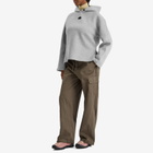 The North Face Women's Relaxed Hoodie in Metallic Silver Heather