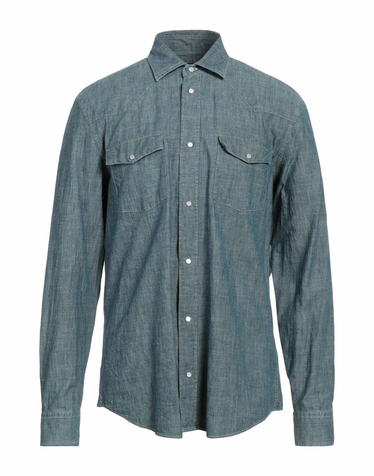 Dondup Mens Denim shirt Pastel in Blue